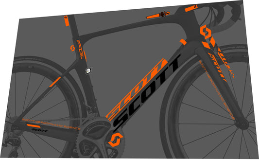 SCOTT Foil (2016) Prenium Frame Decal Set - Bike Decal Replace