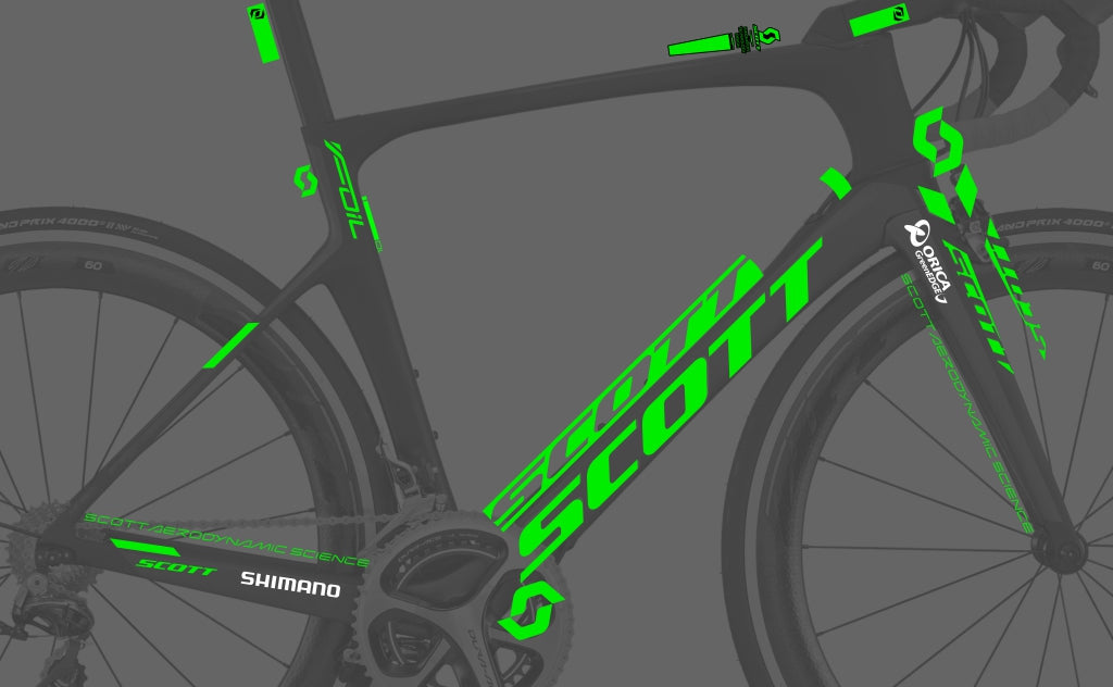 SCOTT Foil 2016 Team Issue Frame Decal Set