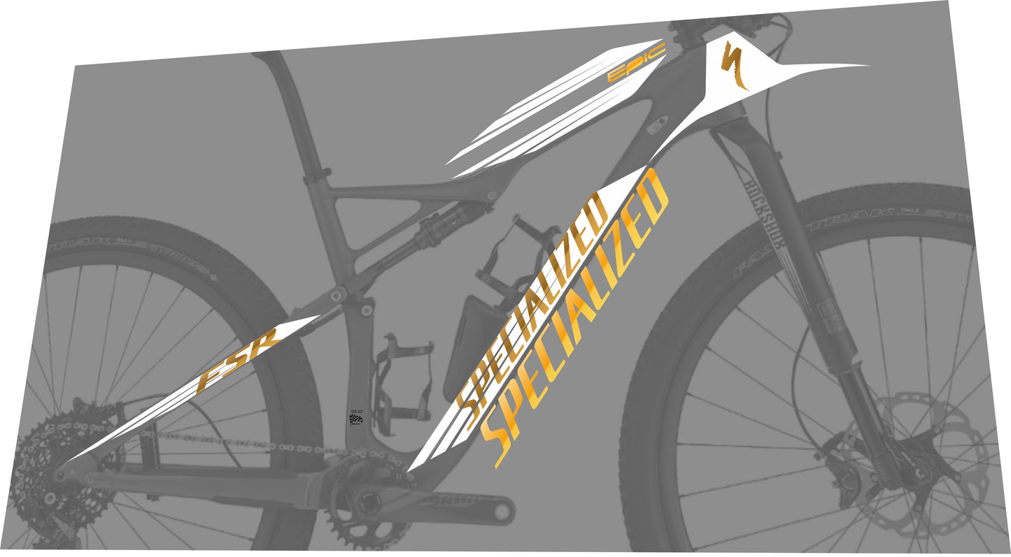 SPECIALIZED Epic (2016) 29 World Cup Frame Decal Set