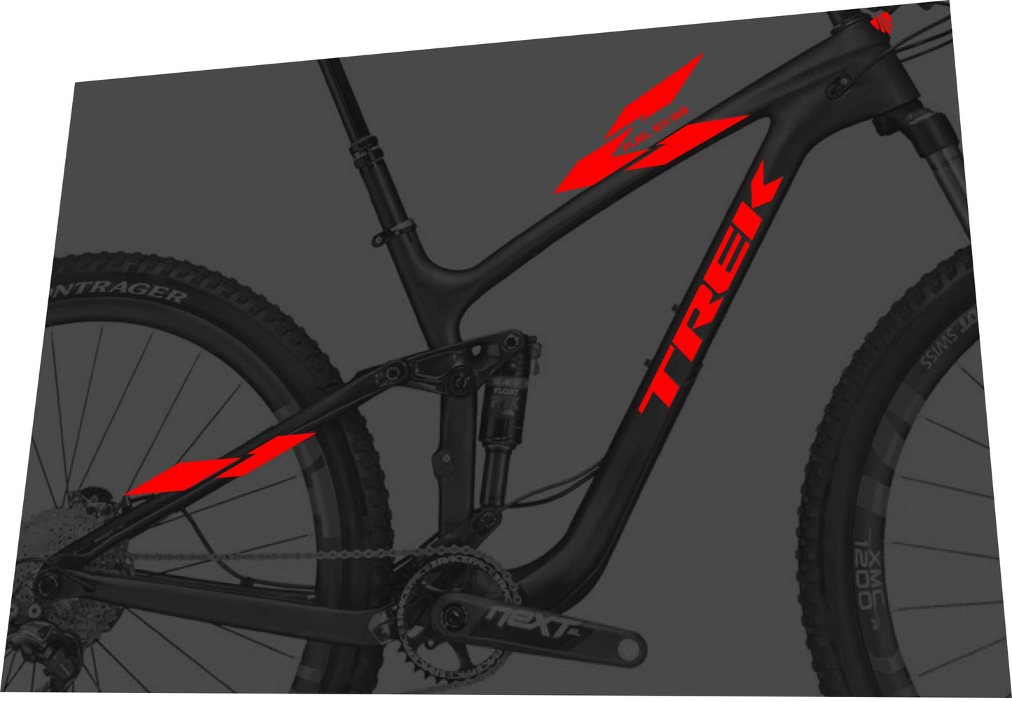 TREK Fuel (2016) EX 9.9 Frame Decal Set