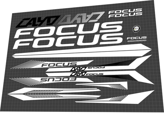 FOCUS Cayo (2017) Frame Decal Set - Bike Decal Replace