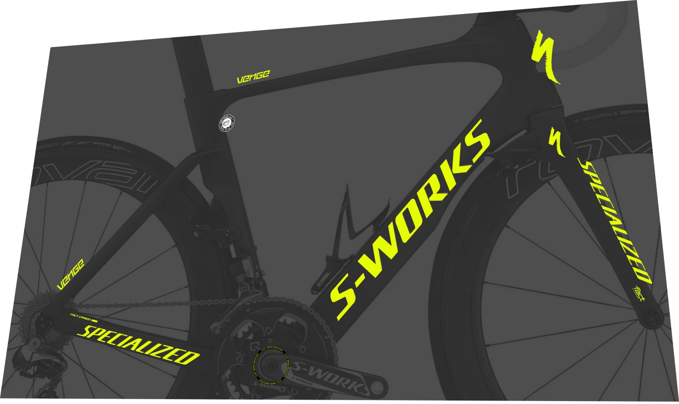 SPECIALIZED Venge (2017) S-Works Frame Decal Set