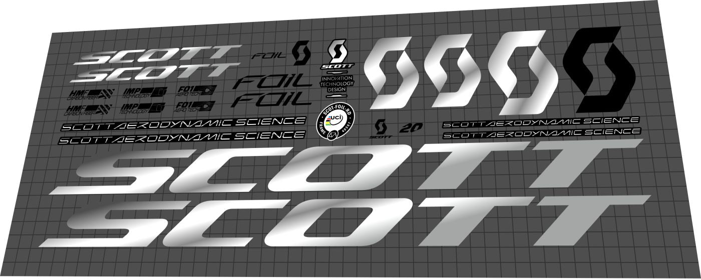 SCOTT Foil (2019) Frame Decal Set