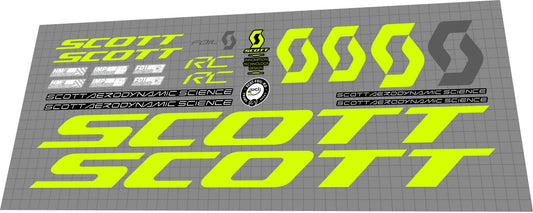 SCOTT Foil (2019) RC Frame Decal Set - Bike Decal Replace
