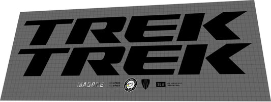 TREK Madone (2022) SL 6 Gen 6 Frame Decal Set - Bike Decal Replace