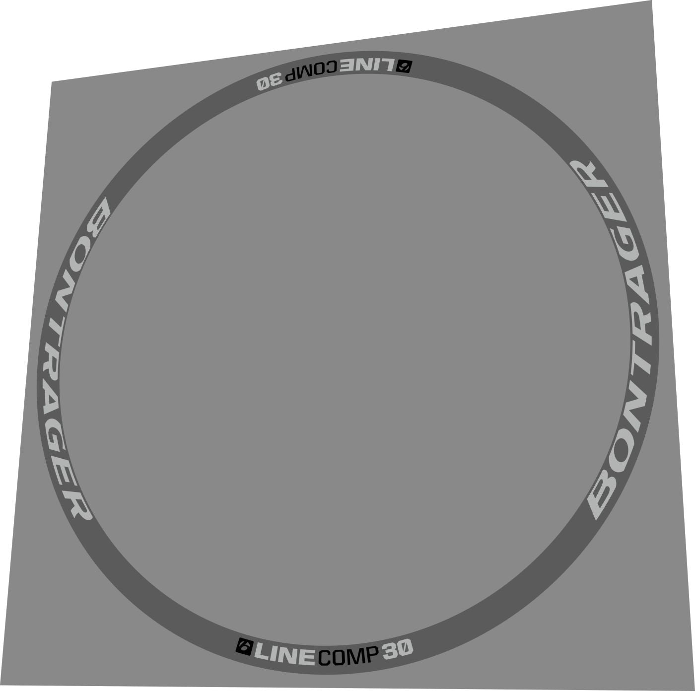 BONTRAGER Line Comp 30 TLR Boost 27.5 Rim Decal Set - Bike Decal Replace