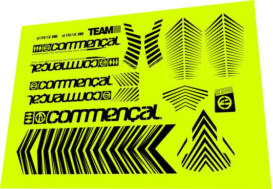 COMMENCAL Supreme (2012) DH V3 Atherton Frame Decal Set - Bike Decal Replace