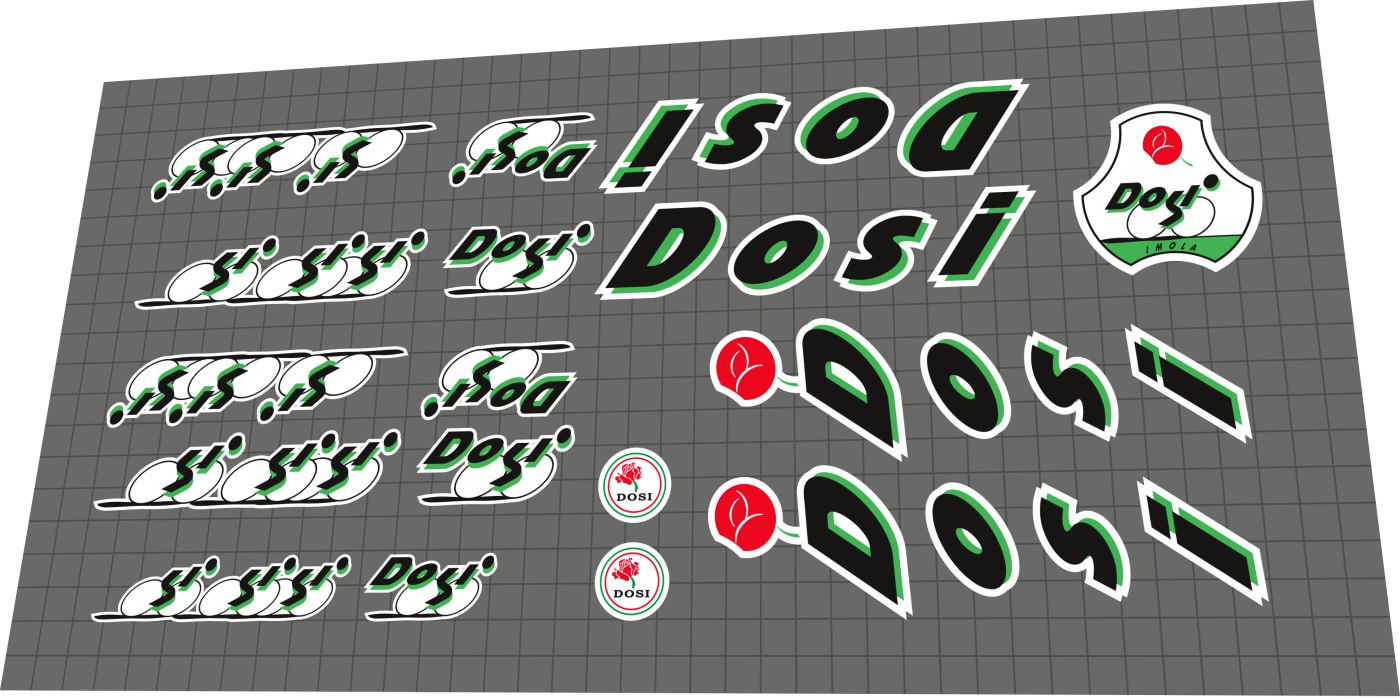 DOSI Crono Frame Decal Set