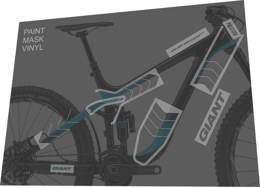 GIANT Reign (2015-2017) Advanced Frame Masking Tape Set - Bike Decal Replace