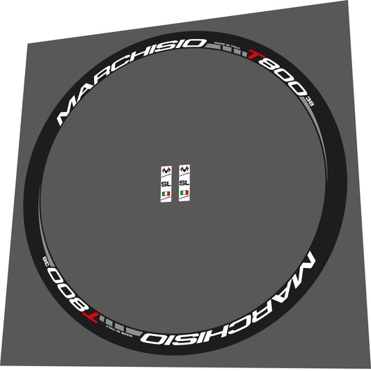 MARCHISIO T800 (2011) Rim Decal Set - Bike Decal Replace
