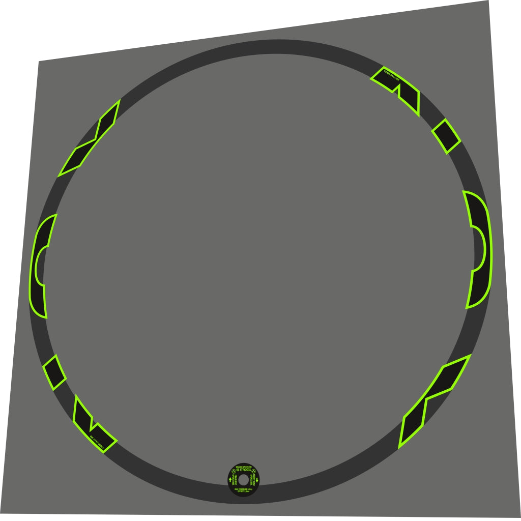 NOX Teocalli Rim Decal Set - Bike Decal Replace