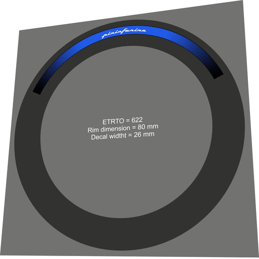 PININFARINA Rim Decal Set - Bike Decal Replace