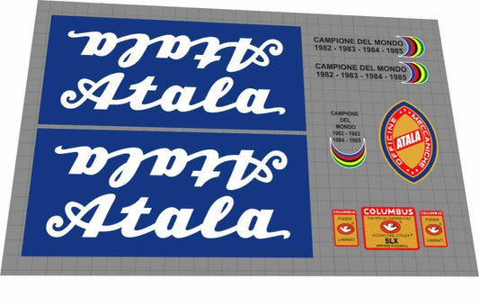 ATALA Corsa Professionisti Super Record (1980s) Frame Decal Set - Bike Decal Replace