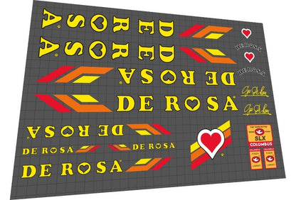 DE ROSA Professional (1980s) Sammontana Frame Decal Set - Bike Decal Replace