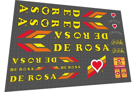 DE ROSA Professional (1980s) Sammontana Frame Decal Set - Bike Decal Replace