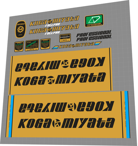 KOGA MIYATA Full Pro (1981) Frame Decal Set