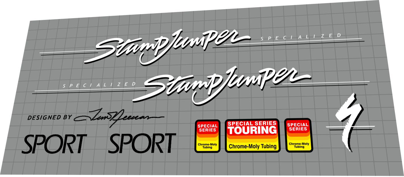 SPECIALIZED Stumpjumper (1982) Frame Decal Set