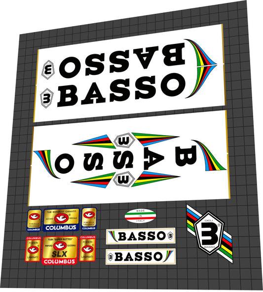 BASSO Champion (1987) de Luxe Frame Decal Set