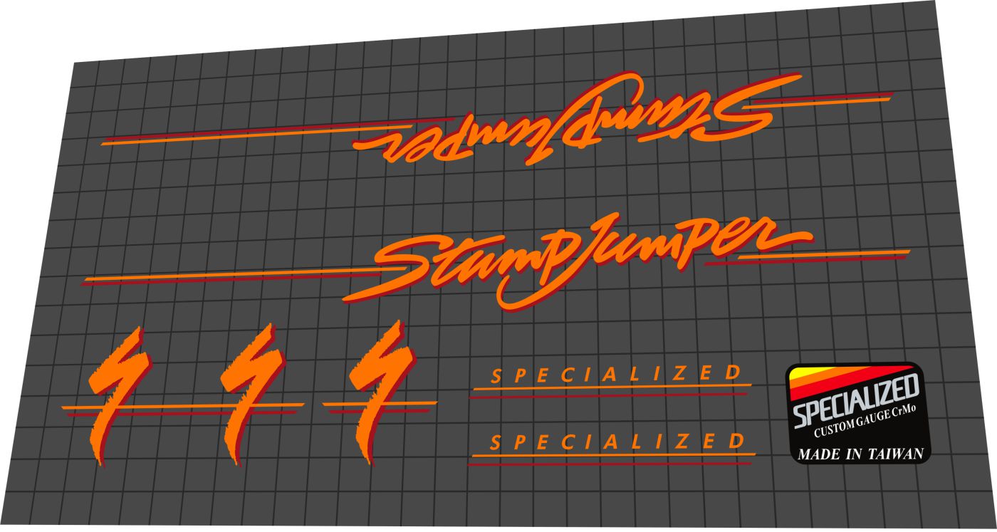 SPECIALIZED Stumpjumper (1987) Frame Decal Set