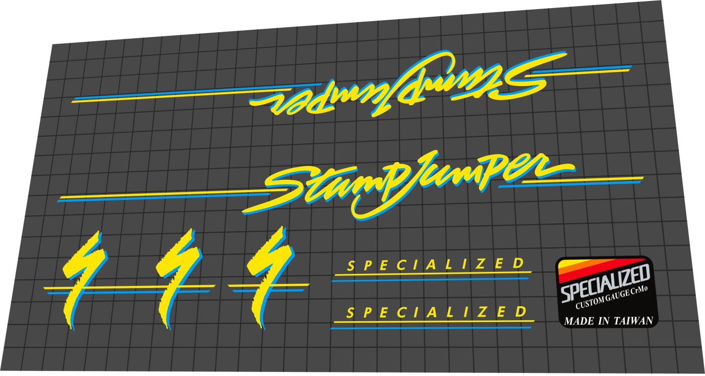 SPECIALIZED Stumpjumper (1987) Frame Decal Set