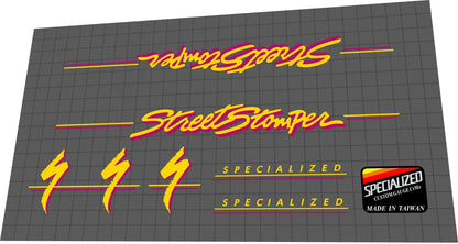 SPECIALIZED Streetstomper (1987) Frame Decal Set
