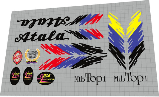 ATALA Mtb(1988) Top 1 Frame Decal Set - Bike Decal Replace