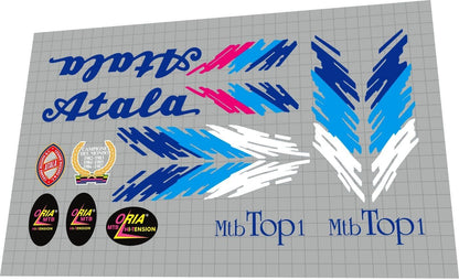 ATALA Mtb(1988) Top 1 Frame Decal Set - Bike Decal Replace