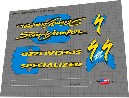 SPECIALIZED Stumpjumper (1988-1989) Frame Decal Set - Bike Decal Replace