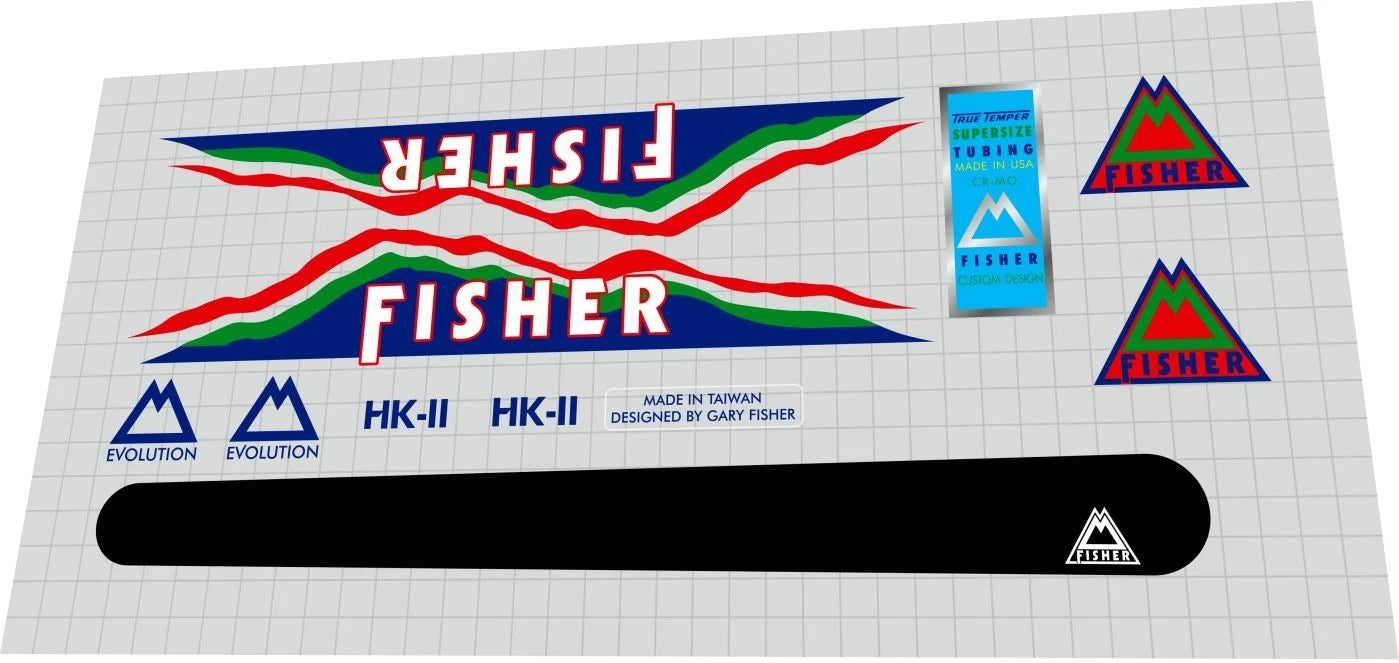 GARY FISHER HK-II (1989) Frame Decal Set