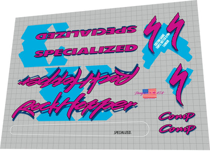 SPECIALIZED Rockhopper (1989) Comp Frame Decal Set - Bike Decal Replace