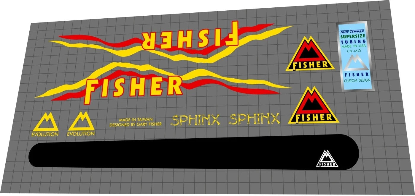 GARY FISHER Sphinx (1990) Frame Decal Set