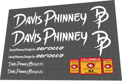 SEROTTA Davis Phinney (1990) Frame Decal Set