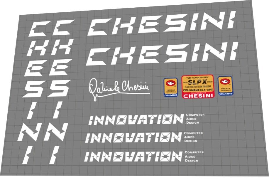 CHESINI Innovation (1990s) Frame Decal Set - Bike Decal Replace