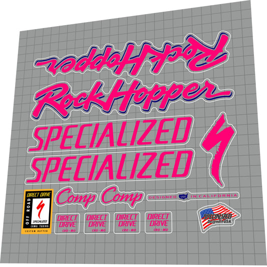 SPECIALIZED Rockhopper Comp (1991) Frame Decal Set