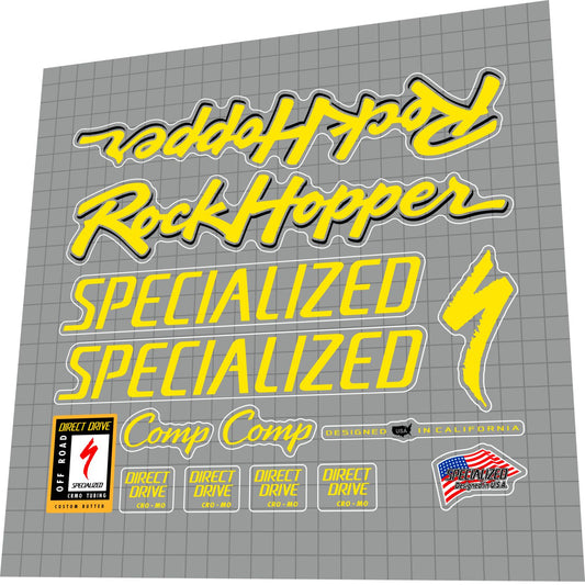 SPECIALIZED Rockhopper Comp (1991) Frame Decal Set