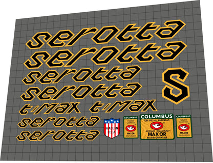 SEROTTA T-Max (1991) Frame Decal Set - Bike Decal Replace