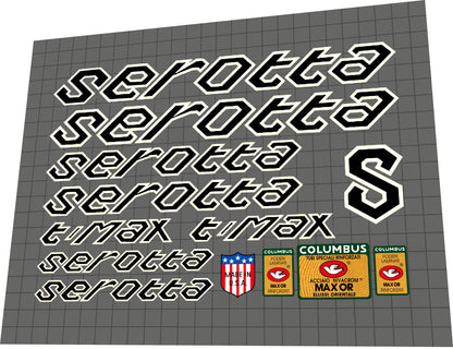 SEROTTA T-Max (1991) Frame Decal Set - Bike Decal Replace