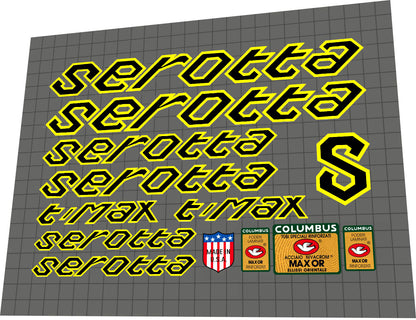 SEROTTA T-Max (1991) Frame Decal Set - Bike Decal Replace