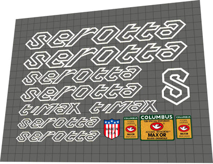 SEROTTA T-Max (1991) Frame Decal Set - Bike Decal Replace