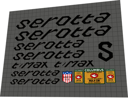 SEROTTA T-Max (1991) Frame Decal Set - Bike Decal Replace