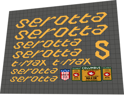 SEROTTA T-Max (1991) Frame Decal Set - Bike Decal Replace