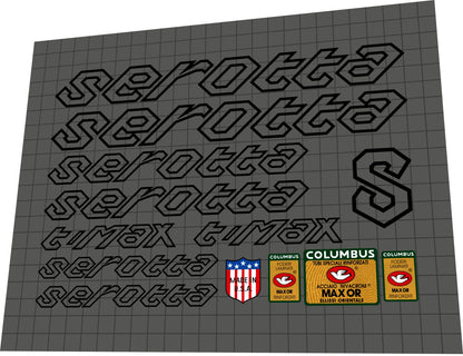 SEROTTA T-Max (1991) Frame Decal Set - Bike Decal Replace