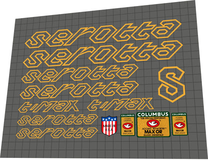 SEROTTA T-Max (1991) Frame Decal Set - Bike Decal Replace