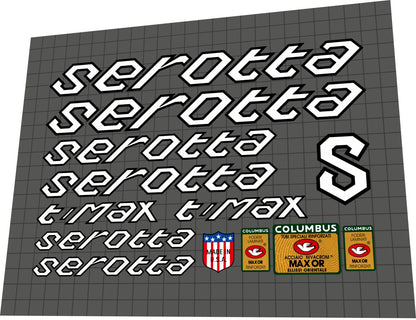 SEROTTA T-Max (1991) Frame Decal Set - Bike Decal Replace