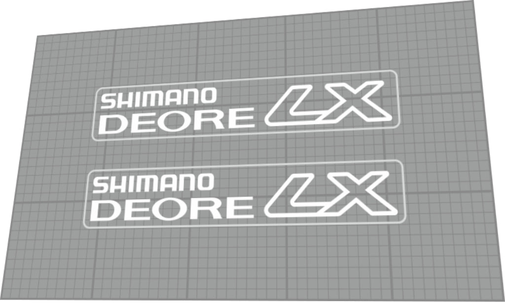 SHIMANO Deore LX (1993-1996) Crank Decal Set