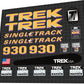 TREK 930 (1993) SingleTrack Frame Decal Set