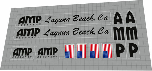 AMP RESEARCH B2 (1993) Frame Decal Set - Bike Decal Replace