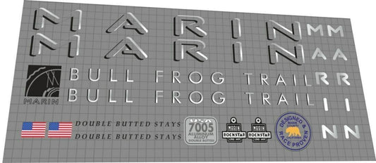 MARIN Bull Frog Trail (1994) Frame Decal Set