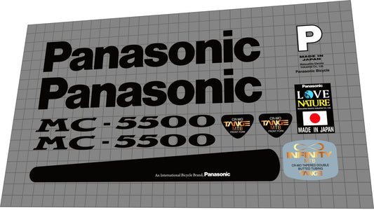 PANASONIC MC-5500 (1994) Frame Decal Set