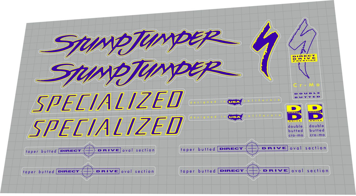 SPECIALIZED Stumpjumper (1994) Frame Decal Set